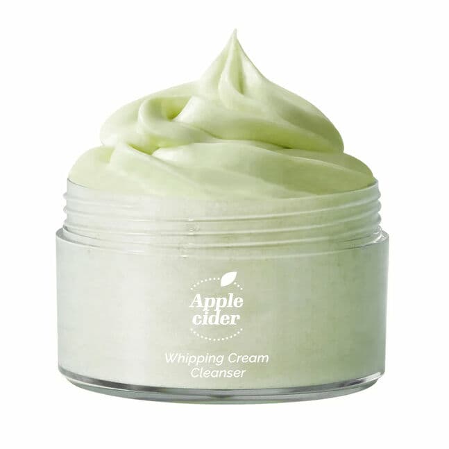 Apple cider whipping cream cleanser