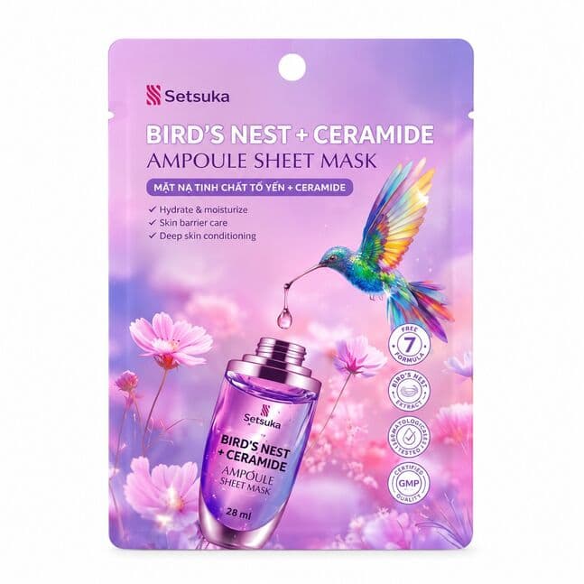 Bird's Nest Ceramide Ampoule Sheet Mask